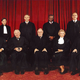 The Supreme Court, which has ritually eaten Sandra Day O'Connor (front row, second from right).
